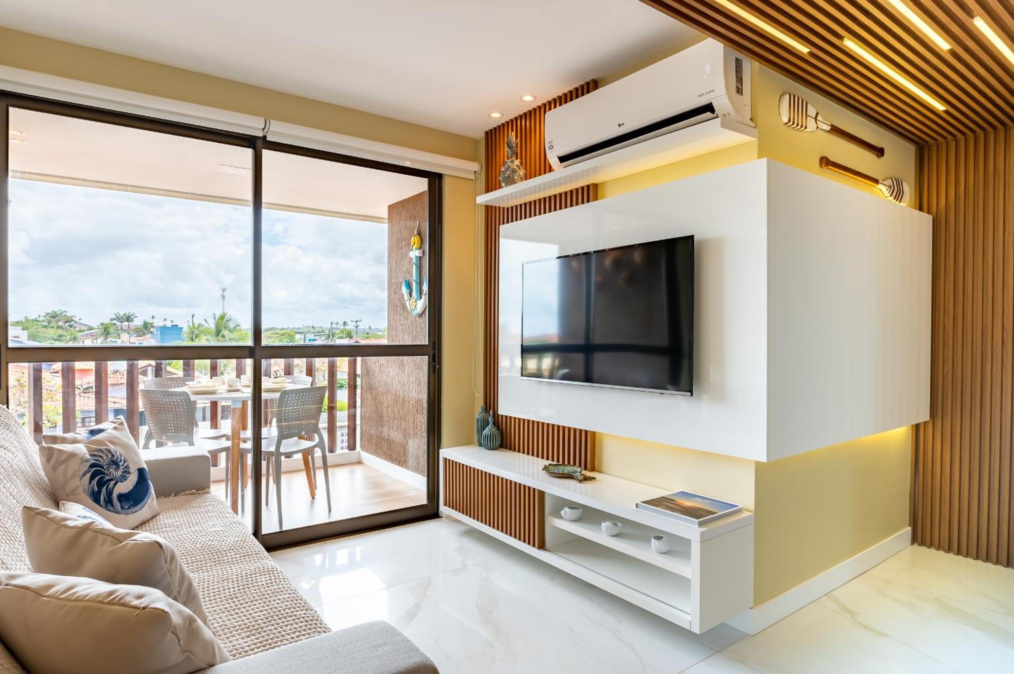 Cupe Beach Living Resort Beira Mar Porto De Galinhas Flat Luxo Sofisticado 3Qts Esterno foto